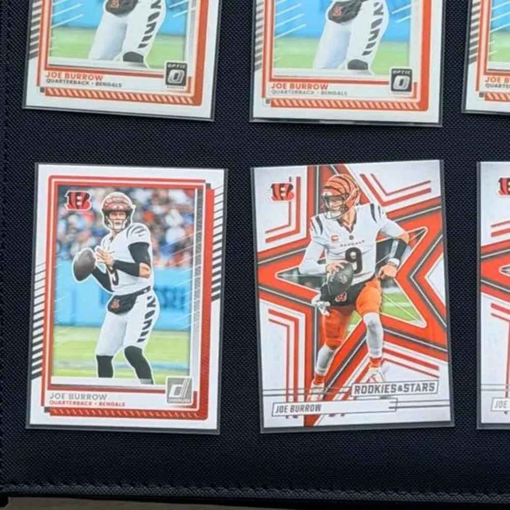 Joe Burrow Bengals Football Card Lot – Optic, Select, Prestige, Revolution, Rook